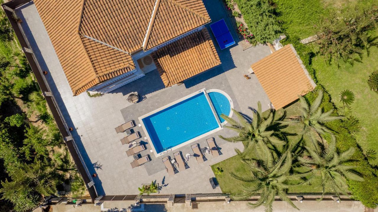 Luxury Villa Vanato & Pool Koukounariá Buitenkant foto