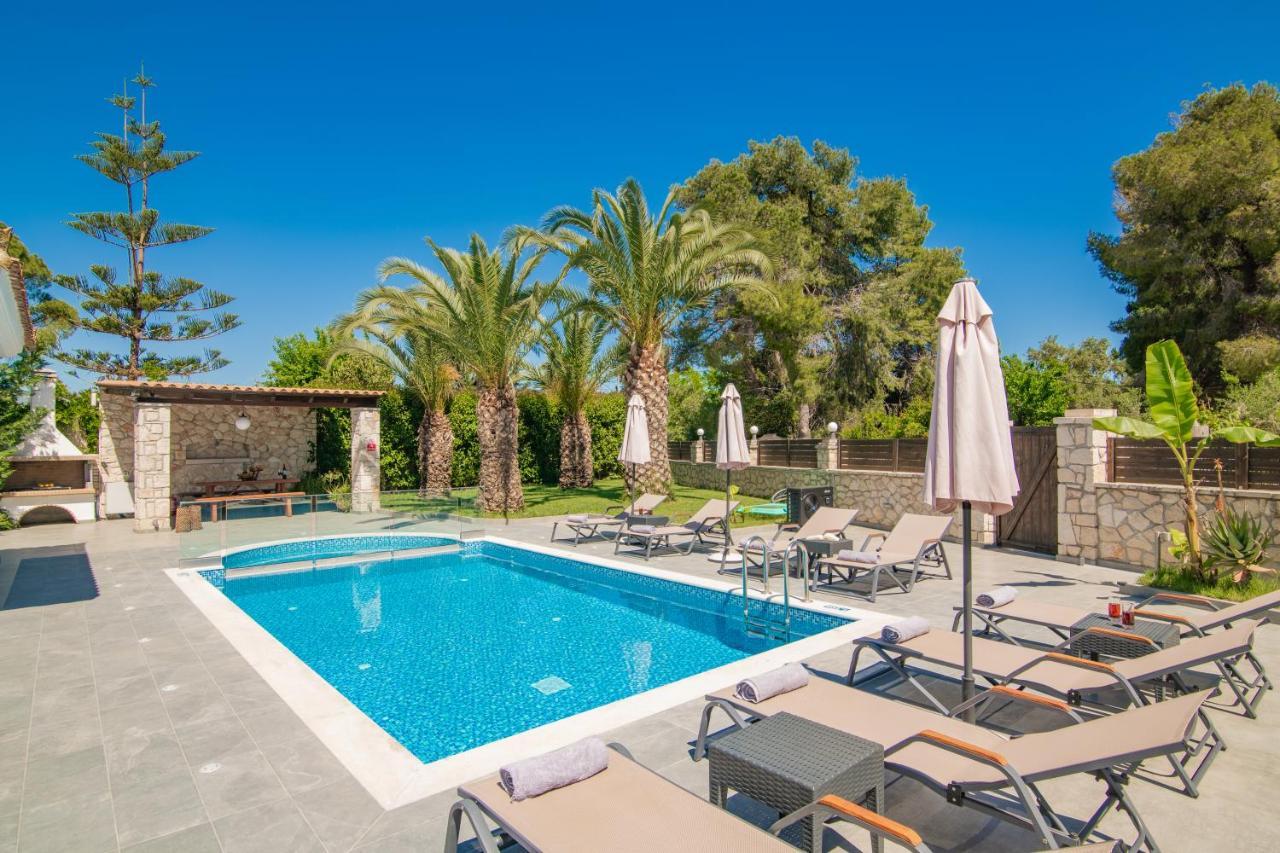 Luxury Villa Vanato & Pool Koukounariá Buitenkant foto