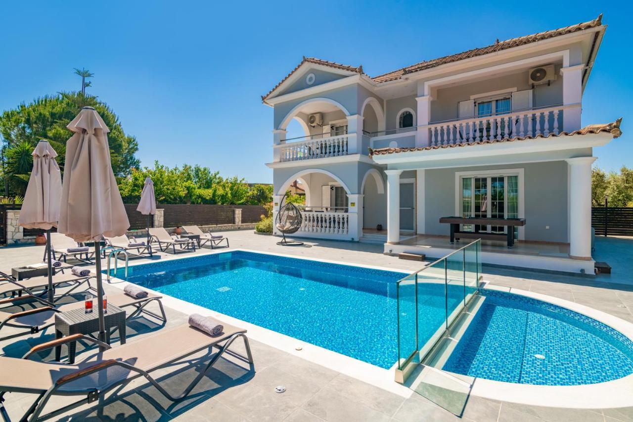 Luxury Villa Vanato & Pool Koukounariá Buitenkant foto