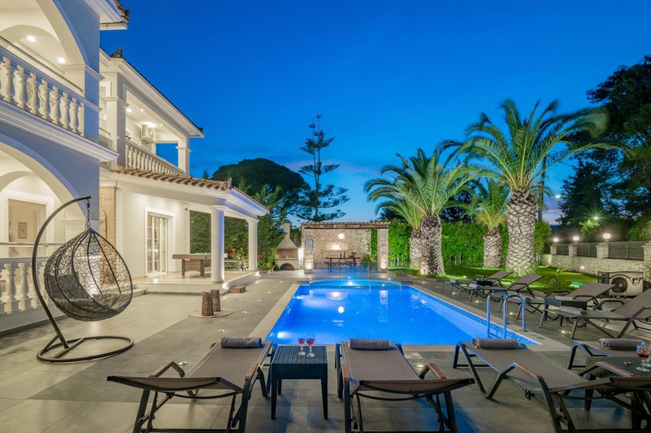 Luxury Villa Vanato & Pool Koukounariá Buitenkant foto