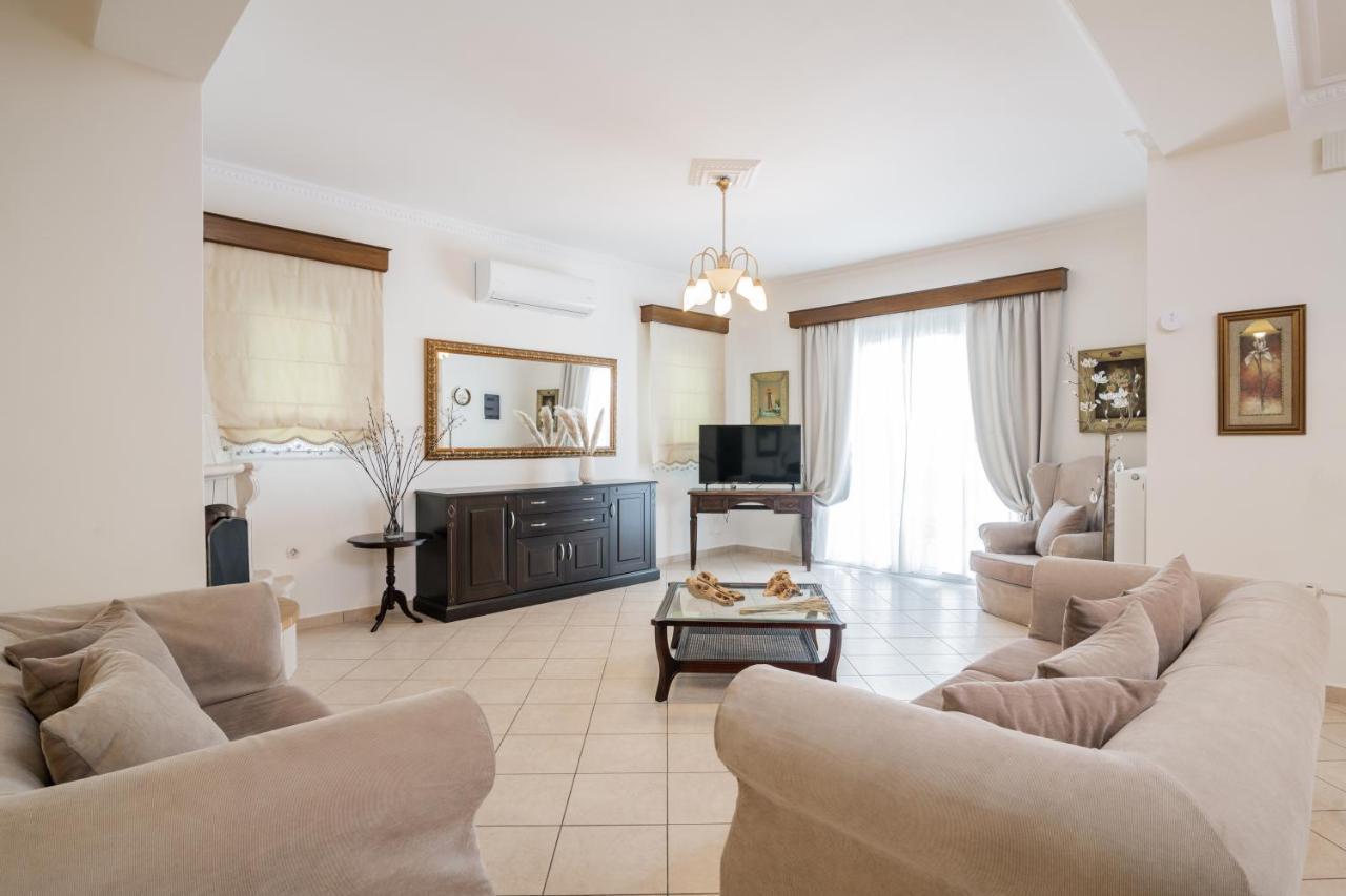 Luxury Villa Vanato & Pool Koukounariá Buitenkant foto