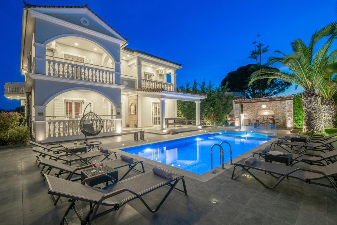 Luxury Villa Vanato & Pool Koukounariá Buitenkant foto