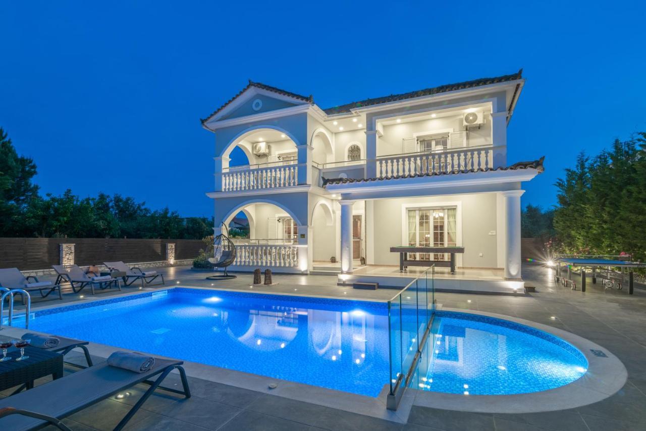 Luxury Villa Vanato & Pool Koukounariá Buitenkant foto